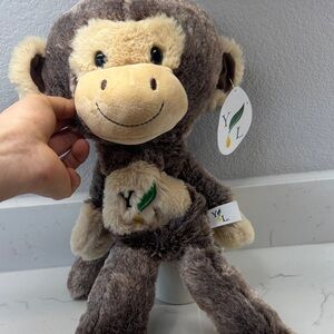 Young Living Plush Monkey - Brown and Cream
